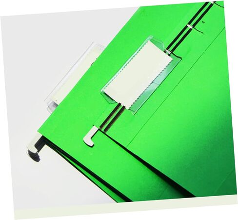 TEHAUX 75pcs Plastic File Folder Tabs Hanging Folder Tags for School Office Quick Identification Labels in Saudi Arabia