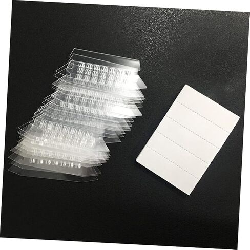 TEHAUX 75pcs Plastic File Folder Tabs Hanging Folder Tags for School Office Quick Identification Labels in Saudi Arabia