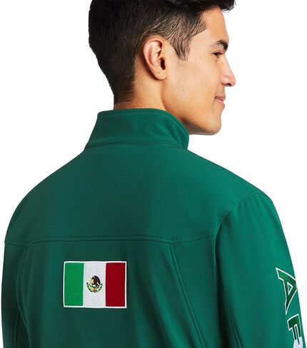 Ariat Male New Team Softshell MEXICO Jacket Verde X-Large in Saudi Arabia