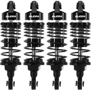 INJORA 64mm Oil Shocks with Progressive Rate Springs for Mini Slash 4X4 in Kuwait