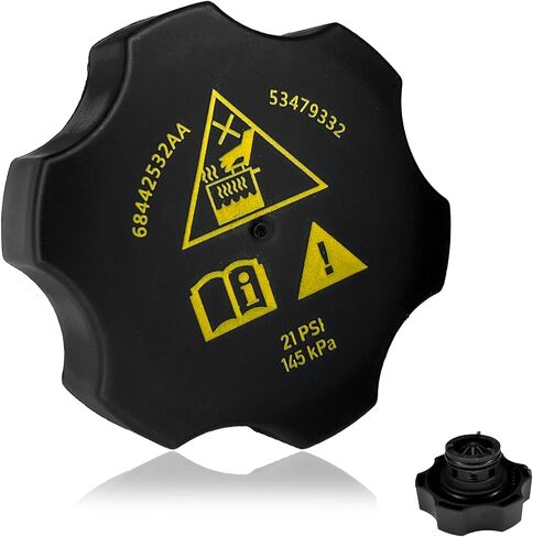 Coolant Reservoir Cap Car Radiator Cover Replacement 68442532AA 53479332 Coolant Bottle Reservoir Tank Cap for Chrysler Jeep Dodge Ram 1500 2500 3500 4500 5500 2013-2021 Radiator Cover in Saudi Arabia