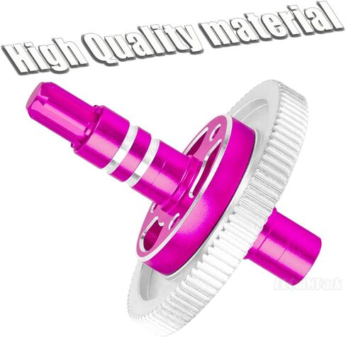 RC 91T Slipper Clutch 0.6 Pitch Gear w / (19T 23T 25T) تروس ترقيات جزء لـ 1/10 Granite Senton Vorteks، 1/8 Typhon، 91T Metal Slipper Clutch 0.6 Pitch Hop Ups، أحمر in Kuwait