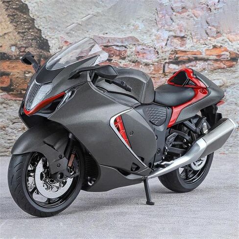 MAKUTU Scale Motorcycle Model 1/9 for Suzuki for Hayabusa Motorcycle Model Gift Giving Die-cast(Black) in Saudi Arabia