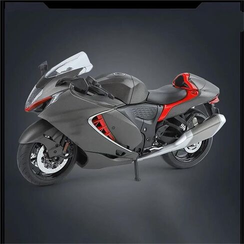 MAKUTU Scale Motorcycle Model 1/9 for Suzuki for Hayabusa Motorcycle Model Gift Giving Die-cast(Black) in Saudi Arabia