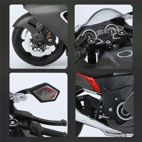 MAKUTU Scale Motorcycle Model 1/9 for Suzuki for Hayabusa Motorcycle Model Gift Giving Die-cast(Black) in Saudi Arabia