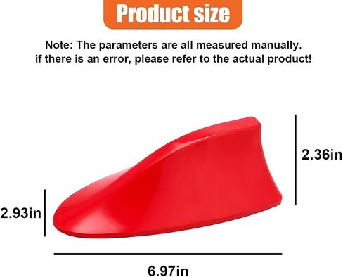 Car Shark Fin Antenna Cover, Signal Roof Aerial Decoration, Black in Saudi Arabia