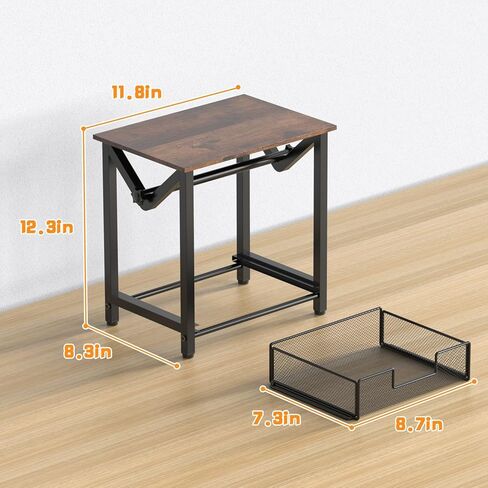 Label Holder for Rolls and Fan-Fold Labels, Thermal Sticker Holder for Desktop Thermal Printer, Shipping Label Stand Desktop Label Printer Accessory Supplies for Home, Office,White in Kuwait