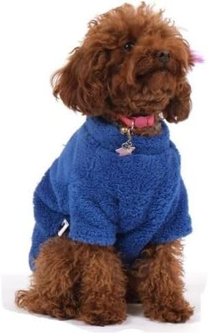 Doredo-g Teddy Bear Dog Hoodie, Plush Puppy Sweatshirt, Soft Warm Pet Outfit for Small Medium Dogs, Cozy Winter Fleece Clothes for Pets (Red, X-Large) in Saudi Arabia