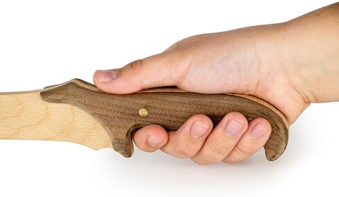 Wooden Knife Making Kit for Kids, Teens & Adults – Fun DIY Woodworking Craft Gift | Hardwood Blade with Handles, Sandpaper & Glue Included | Made in USA in Kuwait