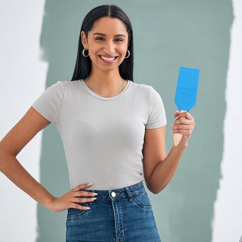 قطعتان من أغطية فرشاة الطلاء العالمية، أغطية حماية احترافية من السيليكون الأزرق المتين وأكمام فرشاة الطلاء لحماية الشعيرات مقاس 5 سم in Kuwait