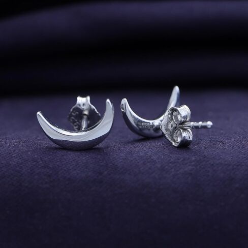 AFFY 14K Gold Plated 925 Sterling Silver Plain Minimalist dainty Stud Earrings Jewelry For Her Women Birthday in Saudi Arabia