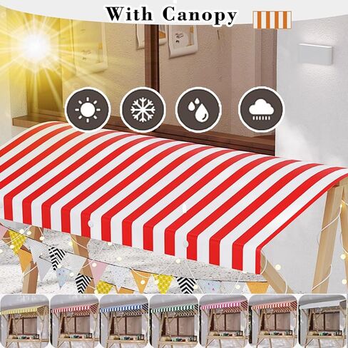 Folding Street Vending Cart, Portable Vendor Stall Cart, Outdoor Event Tent for Market Patio Garden, Flower Market Display Stand, Easy Assembly(ligjt Grey,150x60cm/59x23.6in) in Kuwait