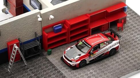 16Pcs/Set 1/64 Scale Garage Furniture Tools Diorama Model Kit Car Workshop Maintenance Tool Display Scene Model Toy SC02 in Saudi Arabia