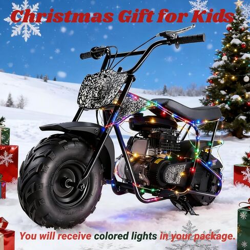 Oryxearth 105CC Kids Dirt Bike - 4-Stroke Gas Mini Motorcycle for Off-Road & Trail Riding, EPA Approved, Supports 185 LBS (Up to 28 MPH), for Adults and Teens, Skull Color in Saudi Arabia
