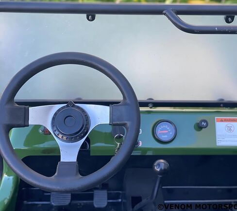 125CC Willys GO Kart | Venom | 125CC COOLSTER GO-Kart for Children, Young Adults (Camo Green) in Kuwait