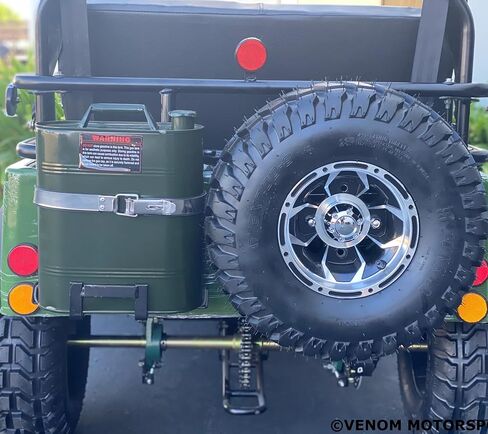 125CC Willys GO Kart | Venom | 125CC COOLSTER GO-Kart for Children, Young Adults (Camo Green) in Kuwait