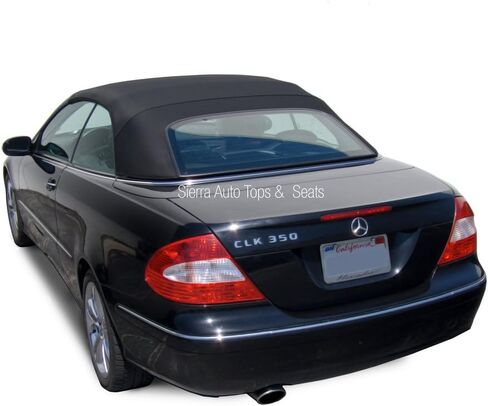 Sierra Auto Tops Convertible Top Replacement for Mercedes 2004-2009 CLK (209), TwillFast RPC Canvas, Blue in Saudi Arabia