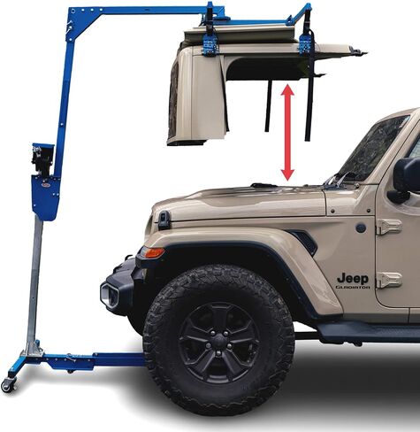 EZ4x4 Gladiator JT Hard Top Lift & Remover Patent Pending in Kuwait