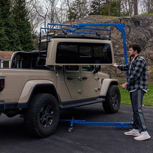 EZ4x4 Gladiator JT Hard Top Lift & Remover Patent Pending in Kuwait