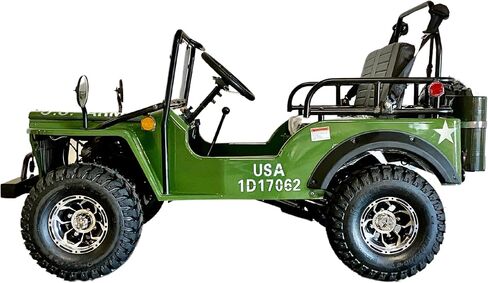125CC Willys GO Kart | Venom | 125CC COOLSTER GO-Kart for Children, Young Adults (Camo Green) in Kuwait