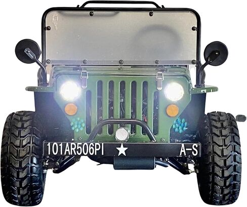 125CC Willys GO Kart | Venom | 125CC COOLSTER GO-Kart for Children, Young Adults (Camo Green) in Kuwait