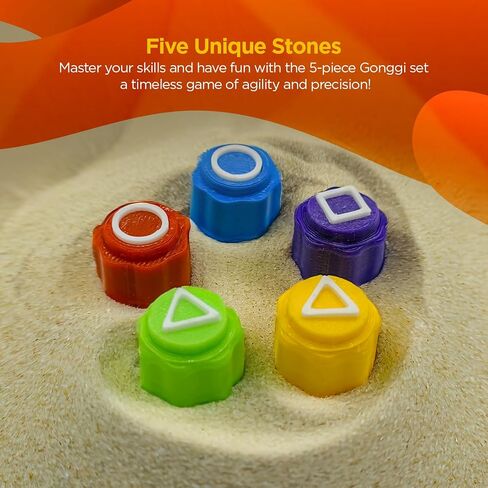 Gonggi Korean Game, 5 Stones Gonggi Set, Gonggi Stones, Gonggi Set, Gong Gi Korean Games, Gonggi Game, Korean Dice Game in Saudi Arabia