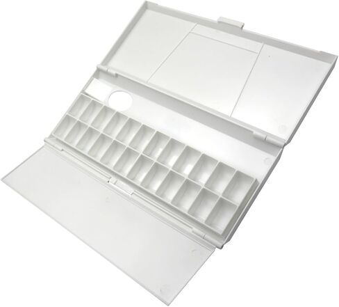 Artibetter Foldable Watercolor Pigment Box Portable Mixing Palette for Artists and Students Non-penetrating Paint Tray Suitable for Watercolor Oil and Painting Tools in Saudi Arabia
