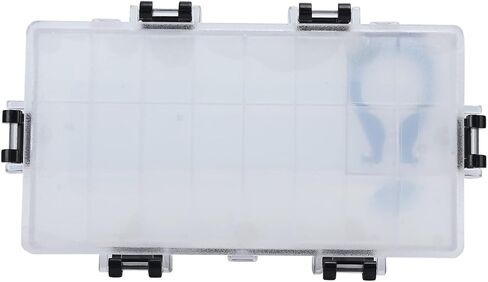 Watercolor Box 24 Grids Large Capacity Transparent Keep Wet Gouache Paint Storage Case for Art Students Sketching Outside Plastic 17 x 9cm in Saudi Arabia