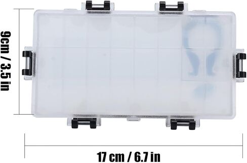 Watercolor Box 24 Grids Large Capacity Transparent Keep Wet Gouache Paint Storage Case for Art Students Sketching Outside Plastic 17 x 9cm in Saudi Arabia