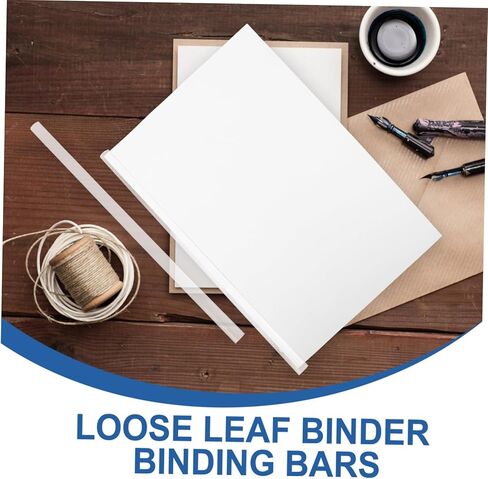 DOITOOL A4 Slide Binder Folder Pull Rod Clips 10-Piece Document Binding Bar Set for Office and School Use in Kuwait