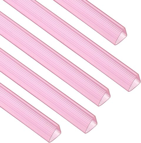 PATIKIL 20Pcs Binding Bars, 13x15mm Binding Bars Slide Grip 120 Sheets Capacity A4 Size Report Binder Presentation Binder for Study Office Report Cover Resume, Transparent Yellow in Saudi Arabia