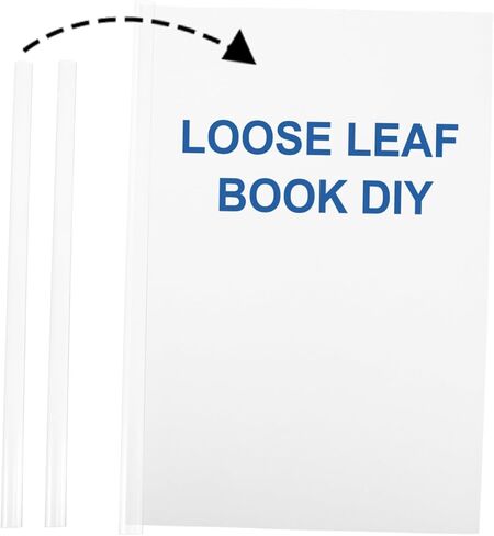 DOITOOL A4 Slide Binder Folder Pull Rod Clips 10-Piece Document Binding Bar Set for Office and School Use in Kuwait