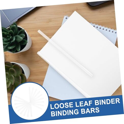 DOITOOL A4 Slide Binder Folder Pull Rod Clips 10-Piece Document Binding Bar Set for Office and School Use in Kuwait