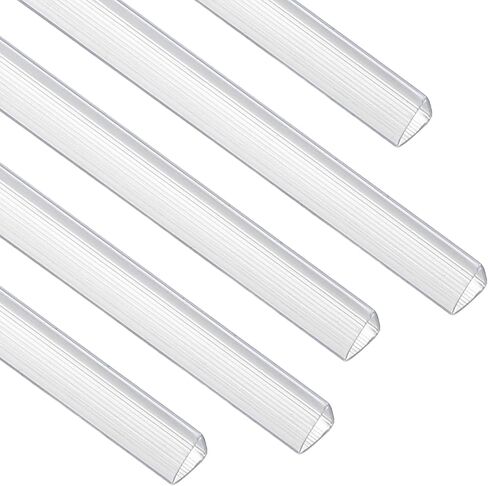 PATIKIL 50Pcs Binding Bars, 10x10mm Binding Bars Slide Grip 70 Sheets Capacity A4 Size Report Binder Presentation Binder for Study Office Report Cover Resume, Transparent Blue in Saudi Arabia