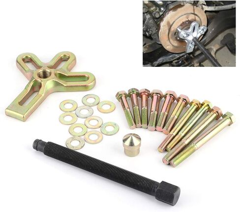 13 Piece Automotive Puller Kit – Steering Wheel and Crankshaft Pulley Remover Tool Set for Maintenance & Repair in Saudi Arabia