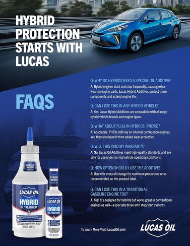 زيت لوكاس 10996 لمعالجة الوقود الهجين مع HybridShield™ - 5.25 أونصة in Saudi Arabia
