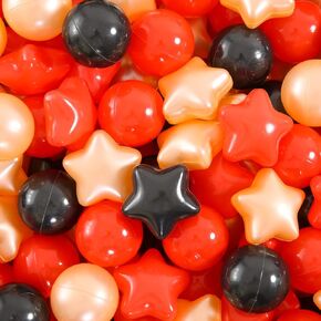 كرات ستار بول للأطفال الصغار، 50 100 200 500 كرة بلاستيكية مع نجوم خالية من الفثالات وخالية من البيسفينول A للمسرح وحمام السباحة ومراكز لعب كرات المرح للأطفال والرضع والأطفال الصغار 1-3 داخلي وخارجي in Kuwait