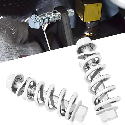 2Pcs Exhaust Control Valve, Exhaust Manifold Bolt and Nut Kit, Exhaust System Replacement Kit Auto Parts, Universal Fit Automotive Ventilation Valve in Saudi Arabia