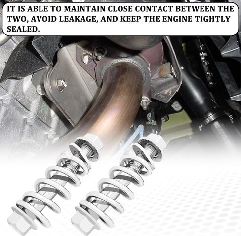 2Pcs Exhaust Control Valve, Exhaust Manifold Bolt and Nut Kit, Exhaust System Replacement Kit Auto Parts, Universal Fit Automotive Ventilation Valve in Saudi Arabia