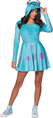 Spirit Halloween Monsters Inc. Adult Sulley Dress Costume | Officially licensed | Disney | Pixar | Women's Costumes in Saudi Arabia