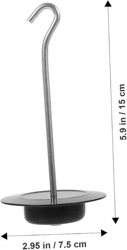 Alipis 3pcs Mechanical Scale Weights Hook Accurate Weighing Accessory for Household and Commercial Use Lightweight and Portable Design Secure Hook Prevents Slipping for Applications in Saudi Arabia