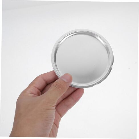 2 قطعة من صواني الوزن المصنوعة من الألومنيوم للمجوهرات لوحات صغيرة دقيقة لوزن الأحجار الكريمة العناصر الثمينة ملحقات الميزان الإلكتروني in Kuwait