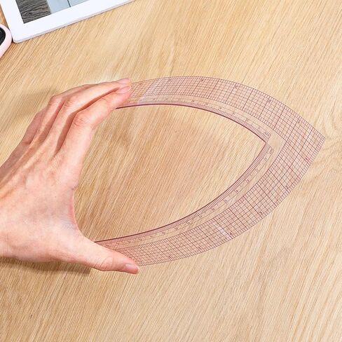 Clear Sewing Ruler, L-Square Plastic Measure Ruler 90 Degree L Shaped Framing Measuring Tool Fabric Sewing Measuring Supplies for Pattern Making in Saudi Arabia