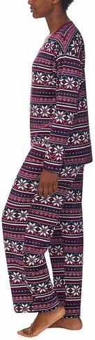 Nautica Women's 2 Piece Cozy Fleece Pajama Sleepwear Set, X- Large in Saudi Arabia