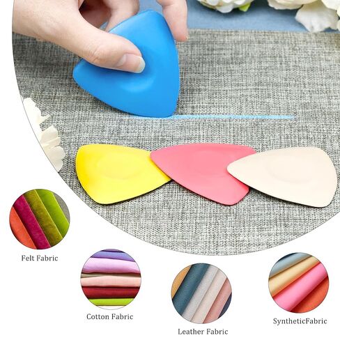10PCS Tailors Chalk for Sewing - Mixed Colors Fabric Markers for Sewing, Quilting, Tailoring, Dressmaking, and Crafts in Saudi Arabia