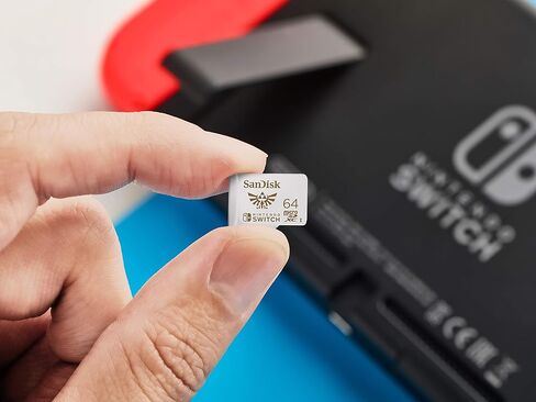 بطاقة SanDisk Pokémon Gengar microSDXC بسعة 512 جيجابايت مرخصة لجهاز Nintendo-Switch - مصممة لجهاز Nintendo-Switch 1 وOLED وLite - SDSQXAO-512G-GN6ZK in Kuwait