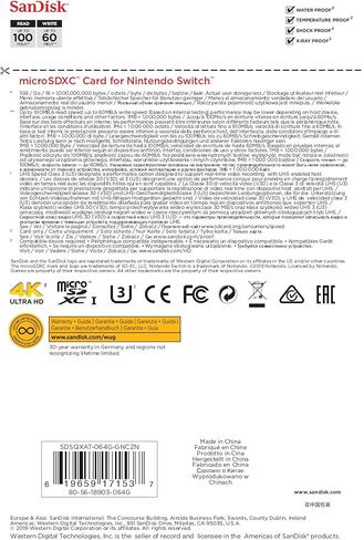 بطاقة SanDisk Pokémon Gengar microSDXC بسعة 512 جيجابايت مرخصة لجهاز Nintendo-Switch - مصممة لجهاز Nintendo-Switch 1 وOLED وLite - SDSQXAO-512G-GN6ZK in Kuwait