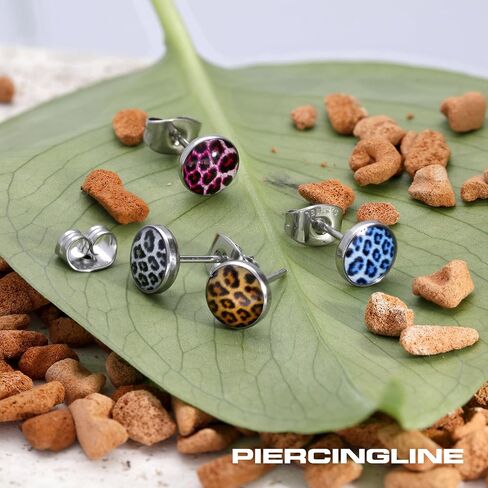 FILANGO Surgical steel ear studs LEOPARD earrings in Saudi Arabia