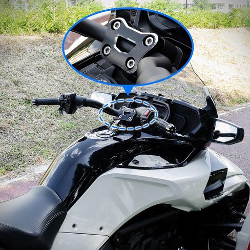 مشبك غطاء حامل المقود لـ Can Am Spyder F3 F3S F3T 2015-2024 Spyder RT RTS 2020-2024؛ مقبض من الألومنيوم بمشبك علوي لملحقات Can Am Spyder in Saudi Arabia