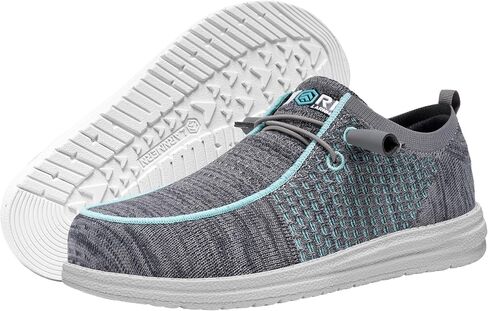 LARNMERN Steel Toe Loafers Women Lightweight Comfortable Slip On Walking Casual Flats Sneakers Work Safety Shoes in Kuwait